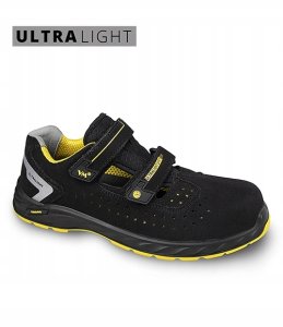 Sandały ochronne VM FOOTWEAR Edmonton 2275-S1PL ESD, rozm. 44, czarno-żółte 8