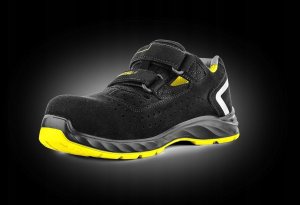 Sandały ochronne VM FOOTWEAR Edmonton 2275-S1PL ESD, rozm. 42, czarno-żółte 13