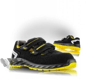 Sandały ochronne VM FOOTWEAR Edmonton 2275-S1PL ESD, rozm. 42, czarno-żółte 7