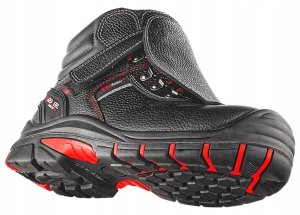 Trzewiki ochronne VM FOOTWEAR Bolton 5080-S3L, rozm. 43, czarno-czerwone 6