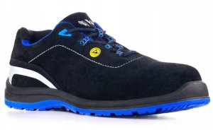 Półbuty ochronne VM FOOTWEAR Rimini 2185-S1P ESD, rozm. 43, czarno-niebieskie 2
