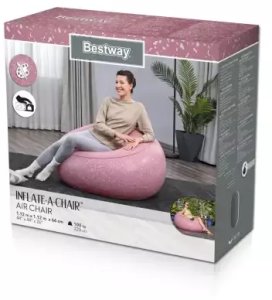 Fotel dmuchany 112x112x66cm B75155 91655 2