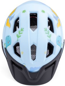Kask rowerowy dziecięcy MTB Wozinsky z odpinanym daszkiem XS - jasnoniebieski 3