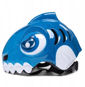 Kask rowerowy dziecięcy Wozinsky  motyw dinozaur S - niebieski 4