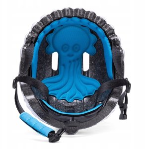 Kask rowerowy dziecięcy Wozinsky  motyw dinozaur S - niebieski 5