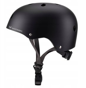 Kask rowerowy BMX/hulajnoga Wozinsky lekki M - czarny 2