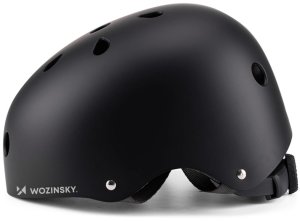 Kask rowerowy BMX/hulajnoga Wozinsky lekki M - czarny 3