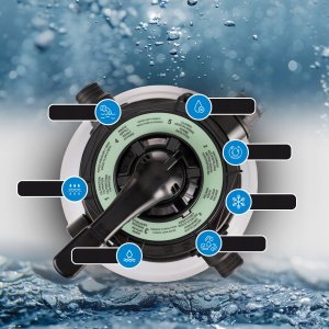 Lehmann HG 1 Pompa piaskowa do basenu filtrująca manometr 8000 l/h panel 3