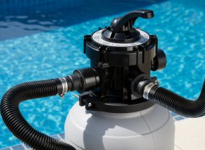 Lehmann HG 1 Pompa piaskowa do basenu filtrująca manometr 8000 l/h panel 6