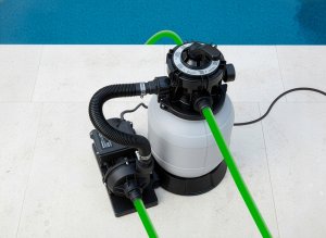 Lehmann HG 1 Pompa piaskowa do basenu filtrująca manometr 8000 l/h panel 7