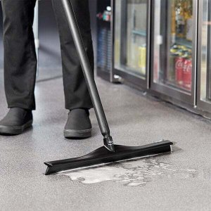 Floor scraper, Vikan, 60x8x9.5 cm, black, TPE rubber/PP, 60 cm, with single blade, ultra hygienic 4
