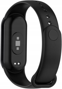 Pasek silikonowy do Xiaomi Mi Band 9 czarny 2