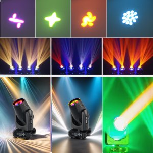 Lampa studyjna Krups Głowa ruchoma SLR-BEAM 12R 295W RING pryzmat zoom Lucendi one size 12