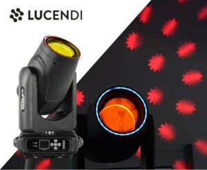 Lampa studyjna Krups Głowa ruchoma SLR-BEAM 12R 295W RING pryzmat zoom Lucendi one size 2