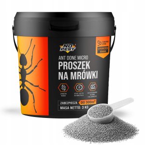 Proszek Preparat Środek Trutka Granulat na Mrówki Całe Kolonie i Gniazda Mrówek "Ant Done Micro" 3kg 2