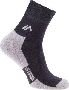 Męskie skarpety za kostkę Martes BENEO 2-PACK black/grey rozmiar 39-42 2