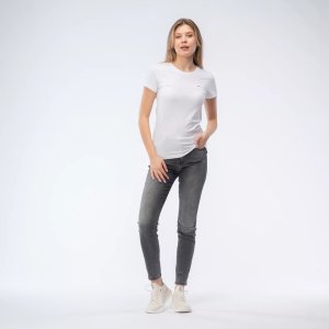 hitec Damska koszulka z krótkim rękawem Hi-tec LADY PLAYO II SLIM biały rozmiar L 5