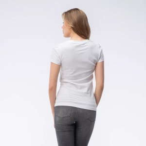 hitec Damska koszulka z krótkim rękawem Hi-tec LADY PLAYO II SLIM biały rozmiar L 8