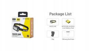 Nitecore Latarka HA25 UHE 800lm 11