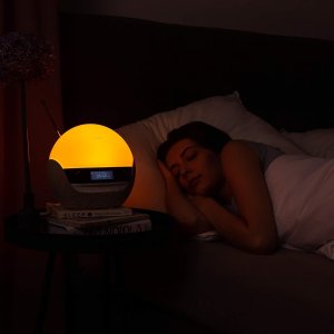 Lumie Bodyclock Luxe 700FM Lampa Wschodu Słońca Bluetooth Radio FM Budzik 4