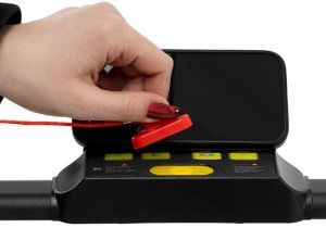 Bieżnia elektryczna, domowa 12 km/h z pilotem i aplikacją na telefon treningowa, składana UNIWERSALNY 19