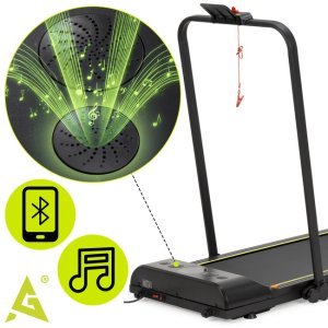 Bieżnia elektryczna, domowa 12 km/h z pilotem i aplikacją na telefon treningowa, składana UNIWERSALNY 32