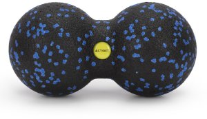 Roller, piłka, podwójna do masażu zestaw akcesorii do masażu, masażer czarno-niebieskie UNIWERSALNY 13