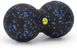 Roller, piłka, podwójna do masażu zestaw akcesorii do masażu, masażer czarno-niebieskie UNIWERSALNY 21