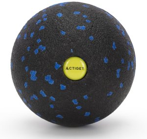 Roller, piłka, podwójna do masażu zestaw akcesorii do masażu, masażer czarno-niebieskie UNIWERSALNY 26