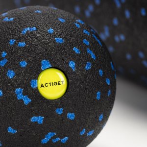 Roller, piłka, podwójna do masażu zestaw akcesorii do masażu, masażer czarno-niebieskie UNIWERSALNY 10