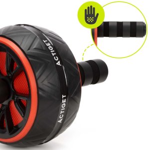 Koło do ćwiczeń mięśni brzucha z matą, szeroki roller, wałek treningowy UNIWERSALNY 4