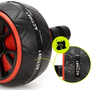 Koło do ćwiczeń mięśni brzucha z matą, szeroki roller, wałek treningowy UNIWERSALNY 5