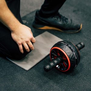 Koło do ćwiczeń mięśni brzucha z matą, szeroki roller, wałek treningowy UNIWERSALNY 7