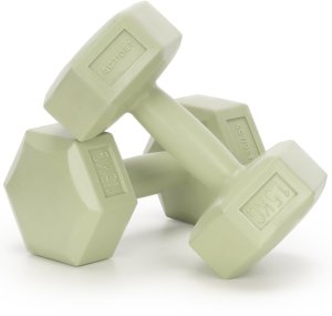 Ciężarki 2x1,5kg hexagonalne do ćwiczeń fitness hantle zestaw 2 szt. zielone UNIWERSALNY 5