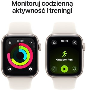 Smartwatch Apple Watch SE 3 GPS + Cellular 40mm Starlight Alu Sport M/L Beżowy  (MEP74MP/A) 6