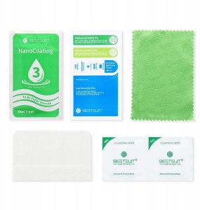 Szkło hybrydowe Bestsuit Flexible 5D Full Glue do Samsung Galaxy S26 Ultra czarny - działający czytnik 2