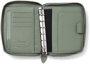 Filofax Norfolk Systemowy kalendarz Pocket Compact Zip Sage 2