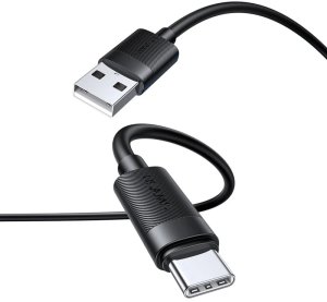 Kabel USB Usams Kabel USAMS U94 18W USB-C do USB-A 1m    czarny 3