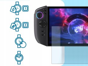 Hello Case Szkło Hybrydowe do Lenovo Legion Go 2 9H 2.5D (LSER0068) 4