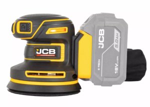 JCB Professional 18V Szlifierka Mimośrodowa 125mm Ładowarka Bateria 5Ah 10