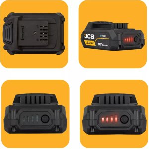 JCB Professional 18V Szlifierka Trzpieniowa Akumulator 2Ah 15