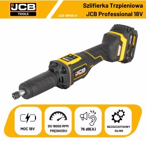 JCB Professional 18V Szlifierka Trzpieniowa Akumulator 4Ah 4