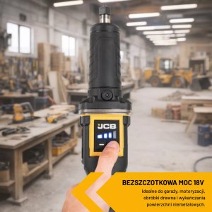 JCB Professional 18V Szlifierka Trzpieniowa Akumulator 4Ah 9