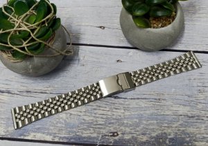 Lavvu Bransoleta stalowa do zegarka 20 mm Lavvu LS2CS20 srebrna zwężana o 4 mm . 2