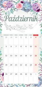 Kalendarz 2026 notatnikowy 46x22cm Harmonia 11