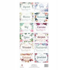 Kalendarz 2026 notatnikowy 46x22cm Harmonia 14