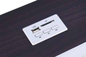 Radio Orava RR-29 A radio, 1 x 3,5W, AM / FM radio, USB, wejście AUX, karta SD, brązowy / srebrny 6