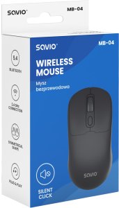 SAVIO MYSZ BEZPRZEWODOWA BT 2.4 GHZ MB-04 5