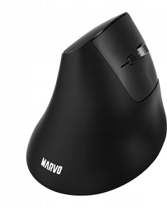 Marvo HIPO Mysz bezprzewodowa, czarna, 1600DPI 3
