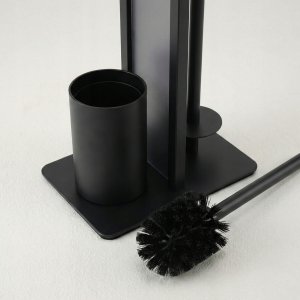 Wenko Stojak na papier toaletowy i szczotkę do WC z półką na telefon HYLLA,  65 cm 4